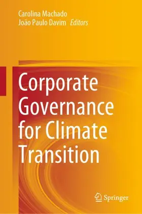 Machado / Paulo Davim |  Corporate Governance for Climate Transition | Buch |  Sack Fachmedien