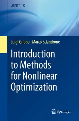 Sciandrone / Grippo |  Introduction to Methods for Nonlinear Optimization | Buch |  Sack Fachmedien