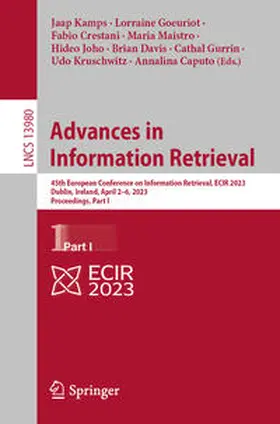Kamps / Goeuriot / Crestani |  Advances in Information Retrieval | eBook | Sack Fachmedien