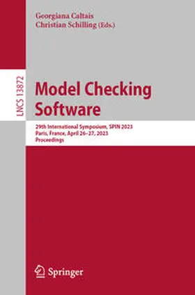 Caltais / Schilling |  Model Checking Software | Buch |  Sack Fachmedien
