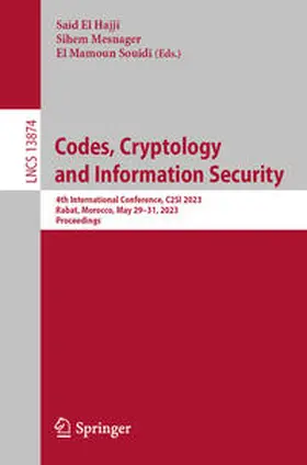 El Hajji / Mesnager / Souidi |  Codes, Cryptology and Information Security | eBook | Sack Fachmedien