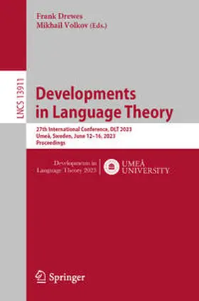 Drewes / Volkov | Developments in Language Theory | E-Book | sack.de