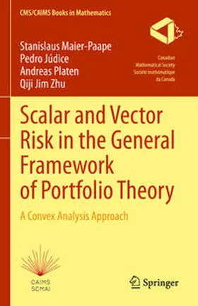 Maier-Paape / Júdice / Platen |  Scalar and Vector Risk in the General Framework of Portfolio Theory | eBook | Sack Fachmedien