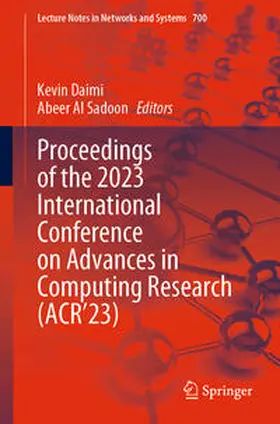 Daimi / Al Sadoon | Proceedings of the 2023 International Conference on Advances in Computing Research (ACR’23) | E-Book | sack.de