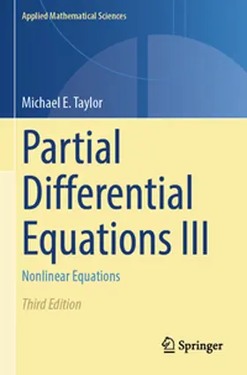Taylor |  Partial Differential Equations III | Buch |  Sack Fachmedien