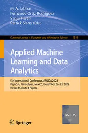 Jabbar / Ortiz-Rodríguez / Tiwari | Applied Machine Learning and Data Analytics | E-Book | sack.de