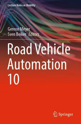 Beiker / Meyer |  Road Vehicle Automation 10 | Buch |  Sack Fachmedien