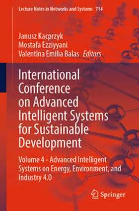 Kacprzyk / Ezziyyani / Balas |  International Conference on Advanced Intelligent Systems for Sustainable Development | eBook | Sack Fachmedien
