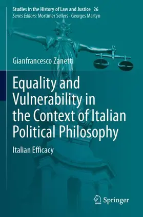 Zanetti |  Equality and Vulnerability in the Context of Italian Political Philosophy | Buch |  Sack Fachmedien