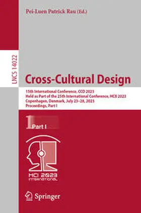 Rau |  Cross-Cultural Design | Buch |  Sack Fachmedien