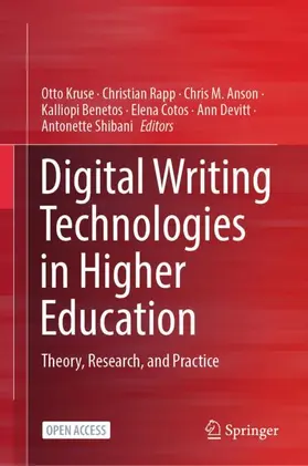 Kruse / Rapp / Anson |  Digital Writing Technologies in Higher Education | Buch |  Sack Fachmedien