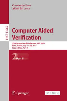 Enea / Lal |  Computer Aided Verification | Buch |  Sack Fachmedien