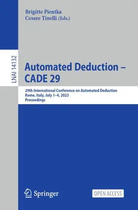 Pientka / Tinelli |  Automated Deduction - CADE 29 | Buch |  Sack Fachmedien