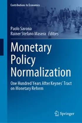 Savona / Masera |  Monetary Policy Normalization | eBook | Sack Fachmedien