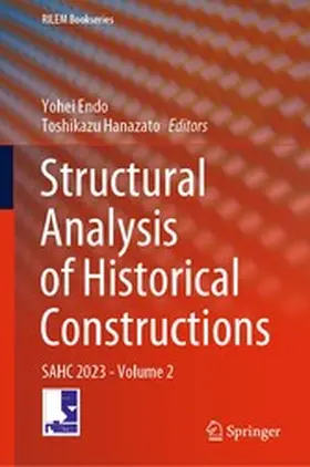 Endo / Hanazato |  Structural Analysis of Historical Constructions | eBook | Sack Fachmedien
