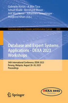 Kotsis / Tjoa / Khalil | Database and Expert Systems Applications - DEXA 2023 Workshops | E-Book | sack.de
