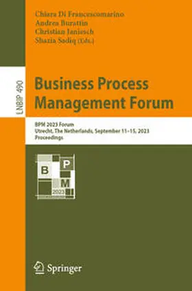Di Francescomarino / Burattin / Janiesch | Business Process Management Forum | E-Book | sack.de