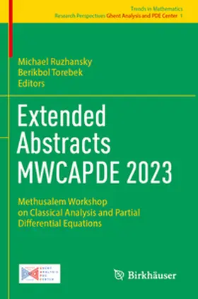 Torebek / Ruzhansky |  Extended Abstracts MWCAPDE 2023 | Buch |  Sack Fachmedien