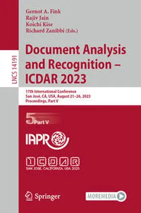 Fink / Jain / Kise | Document Analysis and Recognition - ICDAR 2023 | E-Book | sack.de