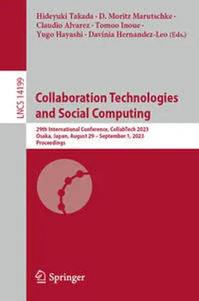 Takada / Marutschke / Alvarez |  Collaboration Technologies and Social Computing | eBook | Sack Fachmedien
