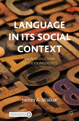 Walker |  Language in its Social Context | Buch |  Sack Fachmedien