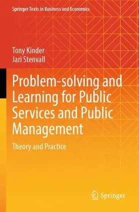 Stenvall / Kinder |  Problem-solving and Learning for Public Services and Public Management | Buch |  Sack Fachmedien