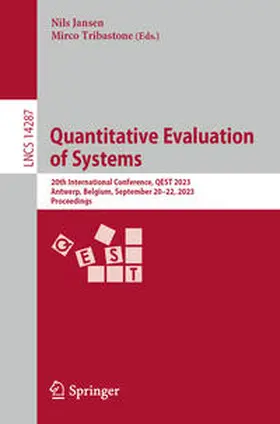Tribastone / Jansen |  Quantitative Evaluation of Systems | Buch |  Sack Fachmedien