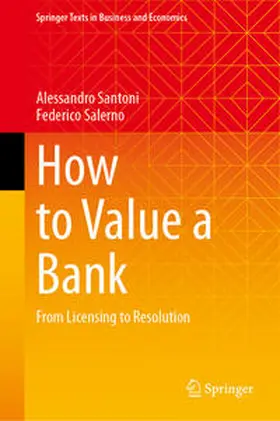 Santoni / Salerno |  How to Value a Bank | eBook | Sack Fachmedien