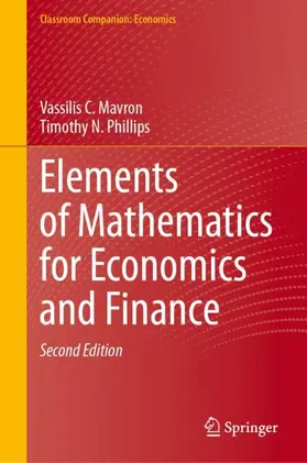 Phillips / Mavron |  Elements of Mathematics for Economics and Finance | Buch |  Sack Fachmedien
