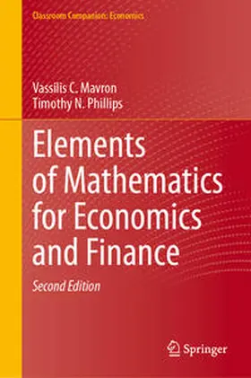 Mavron / Phillips |  Elements of Mathematics for Economics and Finance | eBook | Sack Fachmedien