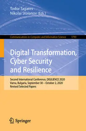 Tagarev / Stoianov |  Digital Transformation, Cyber Security and Resilience | eBook | Sack Fachmedien