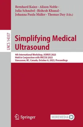 Kainz / Noble / Schnabel |  Simplifying Medical Ultrasound | Buch |  Sack Fachmedien