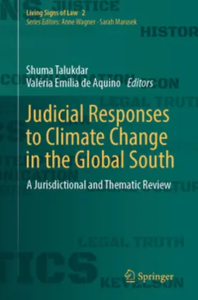 de Aquino / Talukdar |  Judicial Responses to Climate Change in the Global South | Buch |  Sack Fachmedien