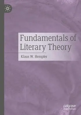 Hempfer |  Fundamentals of Literary Theory | Buch |  Sack Fachmedien