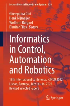 Gini / Filev / Nijmeijer |  Informatics in Control, Automation and Robotics | Buch |  Sack Fachmedien