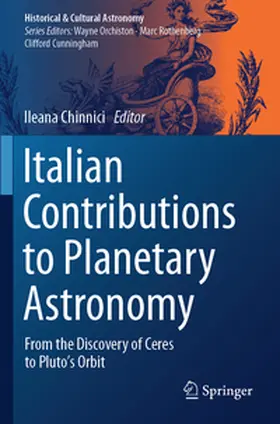 Chinnici | Italian Contributions to Planetary Astronomy | Buch | 978-3-031-48391-2 | sack.de