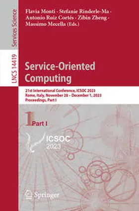 Monti / Rinderle-Ma / Ruiz Cortés |  Service-Oriented Computing | Buch |  Sack Fachmedien