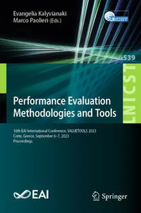 Kalyvianaki / Paolieri | Performance Evaluation Methodologies and Tools | E-Book | www2.sack.de