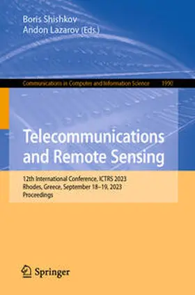 Shishkov / Lazarov | Telecommunications and Remote Sensing | E-Book | www2.sack.de