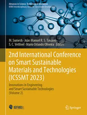 Sumesh / Tavares / Vettivel | 2nd International Conference on Smart Sustainable Materials and Technologies (ICSSMT 2023) | E-Book | sack.de