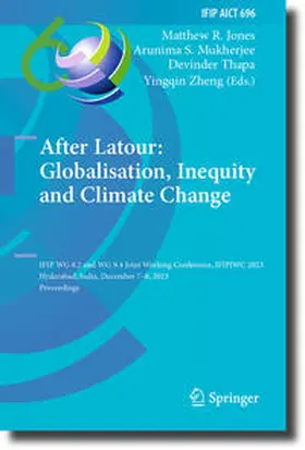 Jones / Zheng / Mukherjee |  After Latour: Globalisation, Inequity and Climate Change | Buch |  Sack Fachmedien