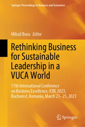 Busu |  Rethinking Business for Sustainable Leadership in a VUCA World | eBook | Sack Fachmedien