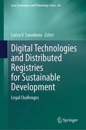 Sannikova | Digital Technologies and Distributed Registries for Sustainable Development | E-Book | sack.de