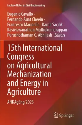 Cavallo / Auat Cheein / Abhilash |  15th International Congress on Agricultural Mechanization and Energy in Agriculture | Buch |  Sack Fachmedien