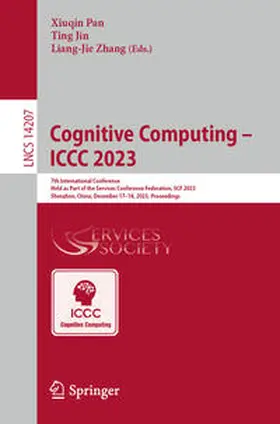 Pan / Zhang / Jin |  Cognitive Computing - ICCC 2023 | Buch |  Sack Fachmedien