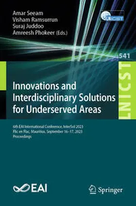 Seeam / Ramsurrun / Juddoo | Innovations and Interdisciplinary Solutions for Underserved Areas | E-Book | sack.de