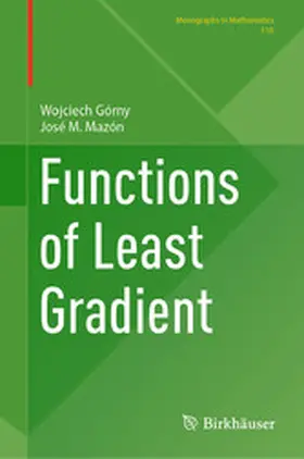 Górny / Mazón | Functions of Least Gradient | E-Book | www2.sack.de