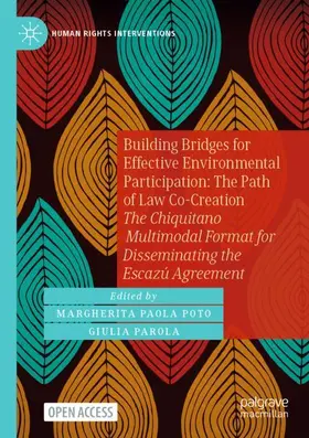 Parola / Poto |  Building Bridges for Effective Environmental Participation: The Path of Law Co-Creation | Buch |  Sack Fachmedien