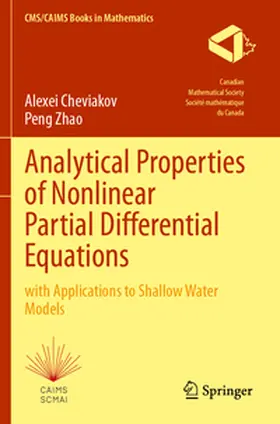 Cheviakov / Shanghai Maritime University |  Analytical Properties of Nonlinear Partial Differential Equations | Buch |  Sack Fachmedien