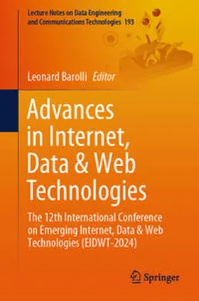 Barolli |  Advances in Internet, Data & Web Technologies | eBook | Sack Fachmedien